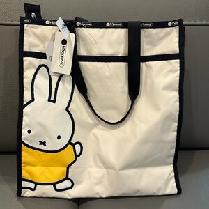 LeSportsac x Dick Bruna Miffy Large Book Tote Bag 3847 L256